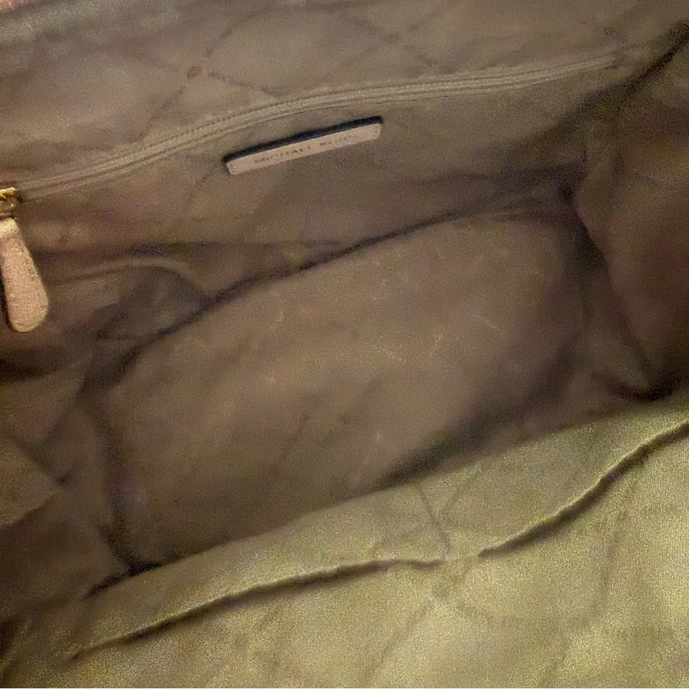 Michael Kors Ciara Large Saffiano Blush Satchel Bag